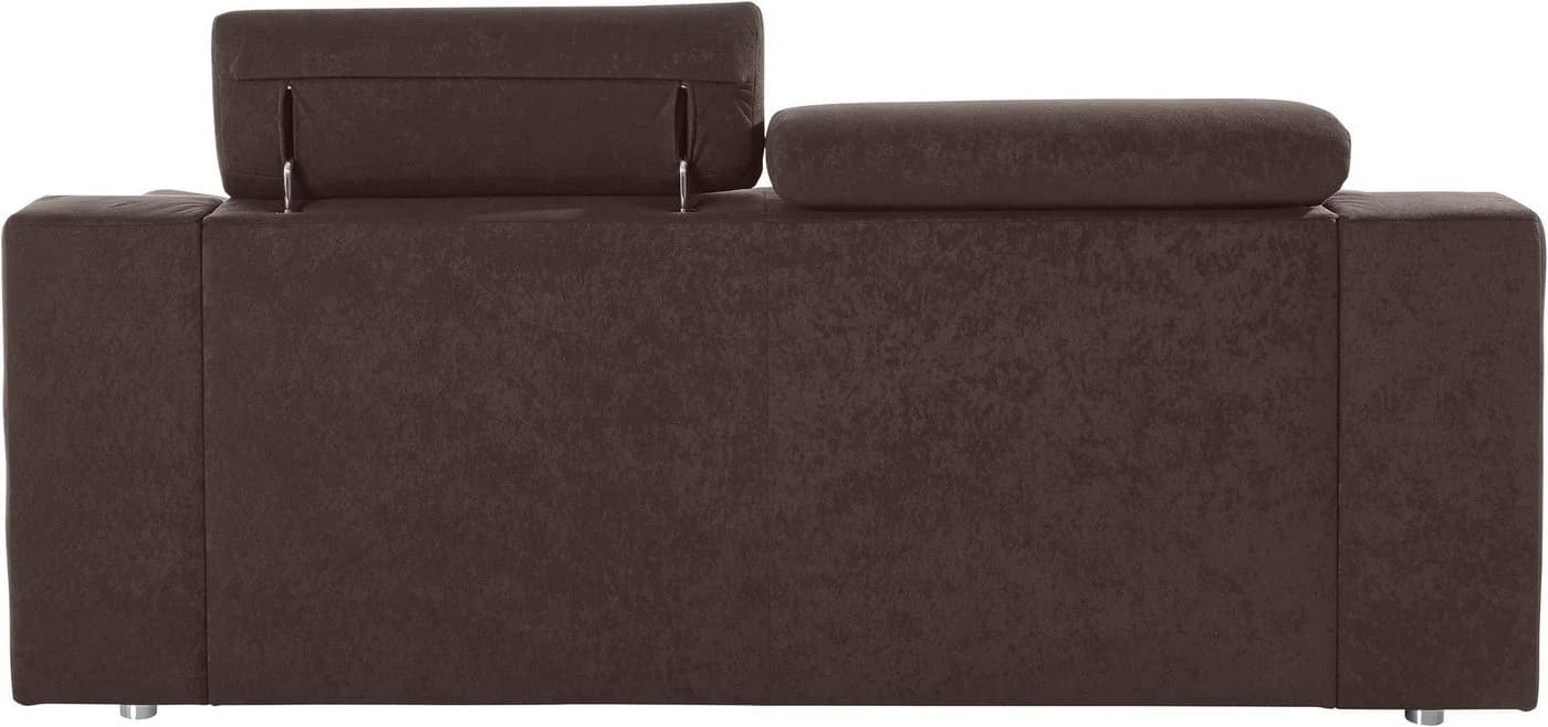 SIT & MORE 3-Sitzer Sofa Andiamo Braun mit Kopfteilverstellung - Bild 4