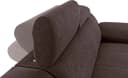 SIT & MORE 3-Sitzer Sofa Andiamo Braun mit Kopfteilverstellung Bild 5
