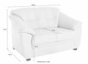 SIT & MORE 2-Sitzer Savona Sofa Braun Modern Bild 4