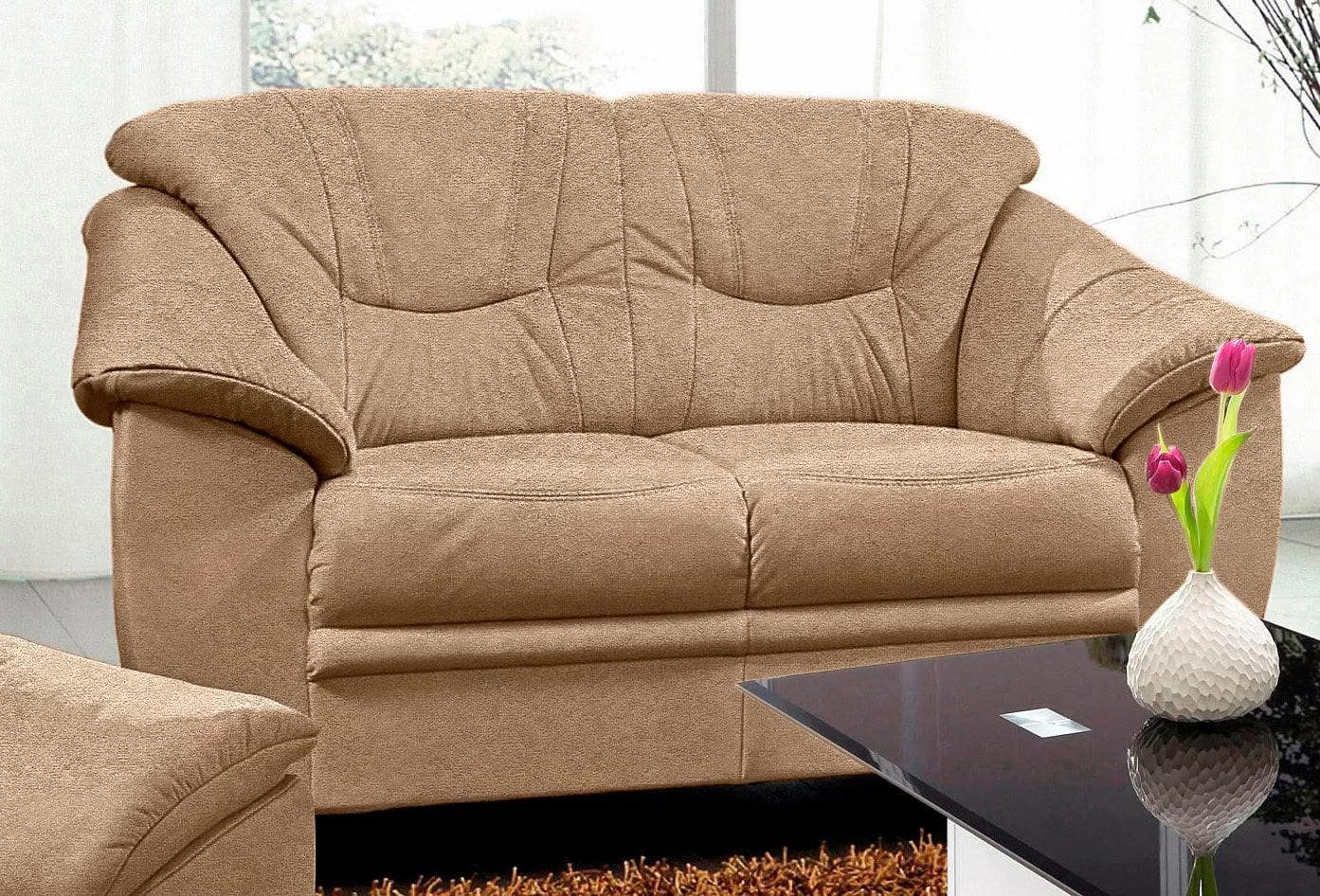 SIT & MORE 2-Sitzer Savona Sofa Braun Modern - Bild 5