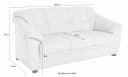 SIT & MORE Savona 3-Sitzer Sofa Schwarz mit Bettfunktion Bild 4