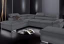 SIT & MORE Ecksofa Alcudia L-Form Dunkelgrau mit Armteilverstellung Bild 5