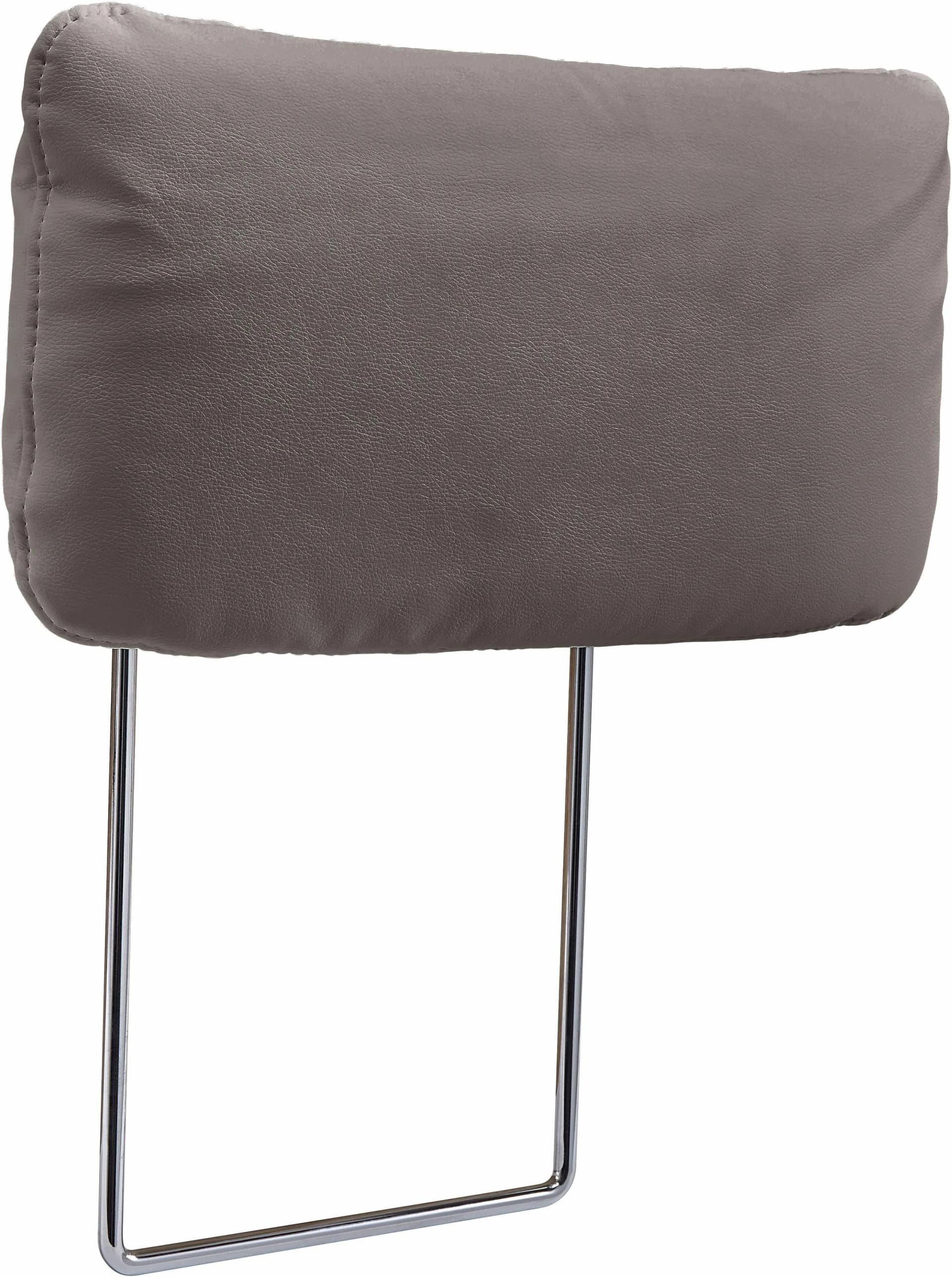 Sit & More Kopfstütze Pablo Grau Microfaser Kunstleder