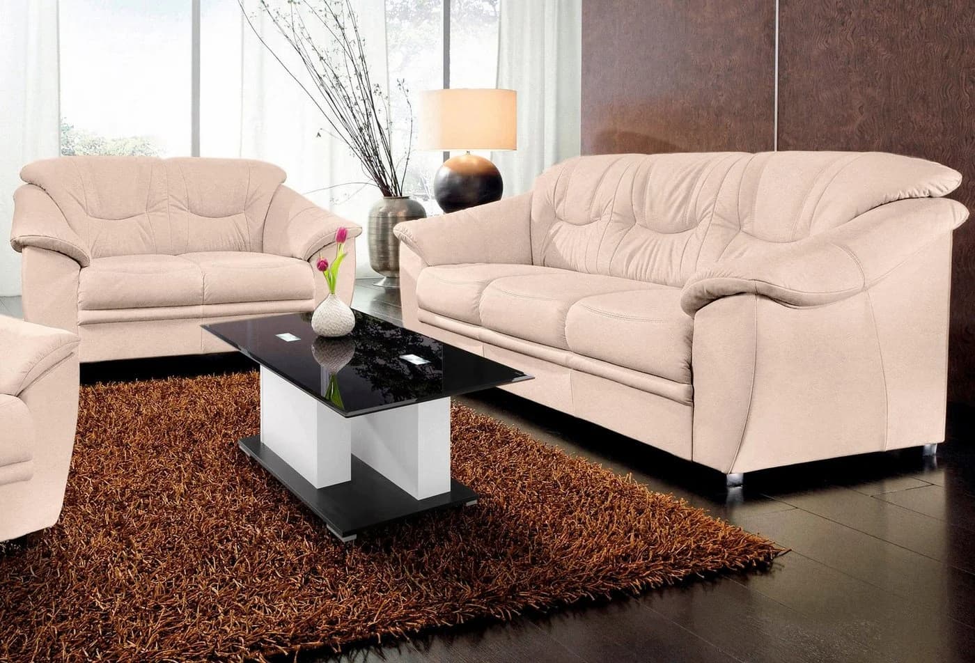 Sit & More Polstergarnitur Savona 2- & 3er-Set Beige - Bild 2