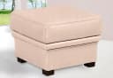 SIT & MORE Polsterhocker Savona Beige Kunstleder Bild 2