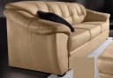 SIT & MORE Safira 3-Sitzer Sofa Braun mit Bettfunktion Bild 2