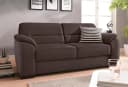 Sit & More 3-Sitzer Sofa Montego Braun Luxus-Microfaser Bild 2