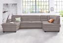 SIT & MORE Kopfstütze Pisa Grau Microfaser & Leder Bild 5