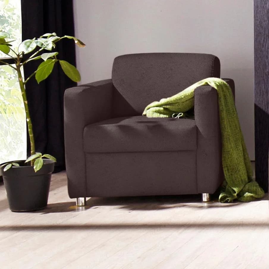 Sessel SIT & MORE Belfort - Moderner Sessel in Braun