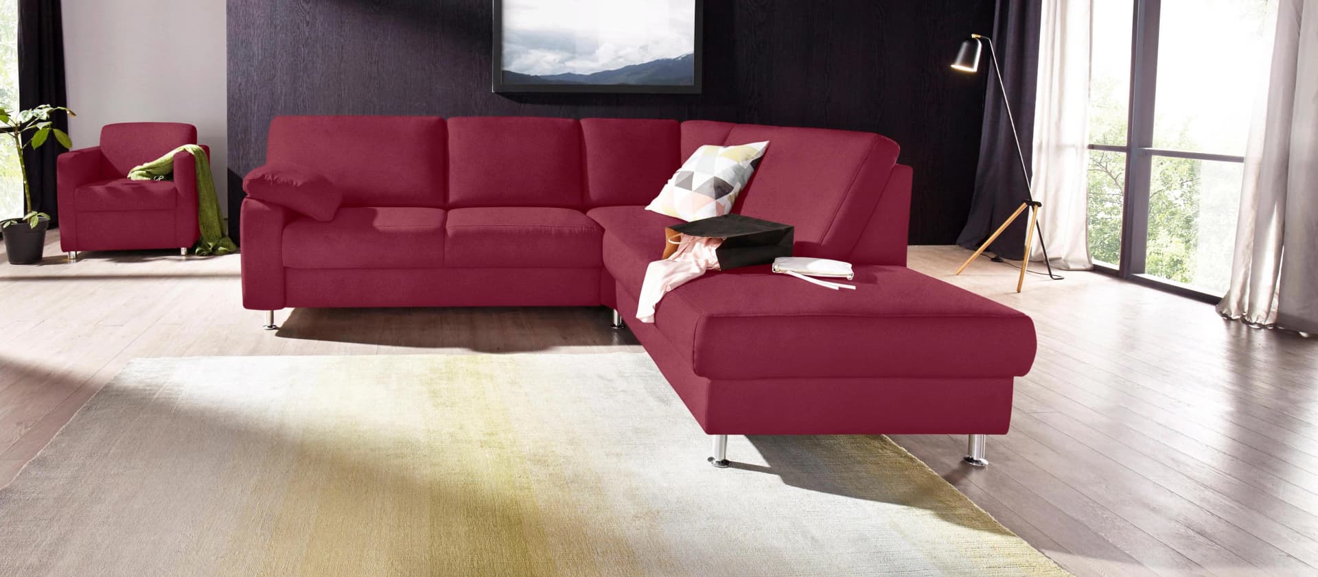 Sessel SIT & MORE 'Belfort' - Bordeaux - Modern