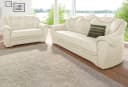 Polstergarnitur SIT & MORE Bansin Weiß NaturLEDER 3+2 Sitzer Bild 2
