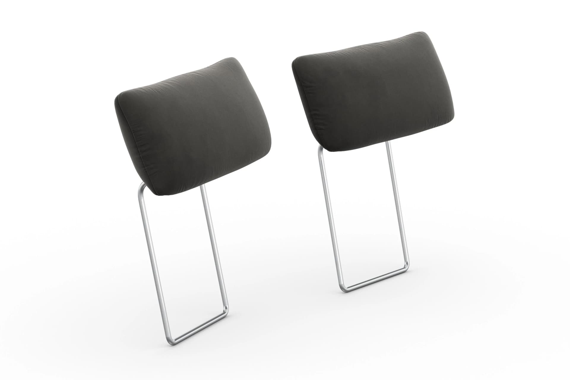 SIT & MORE Cadabra Kopfstütze Anthrazit Samtoptik 2er Set