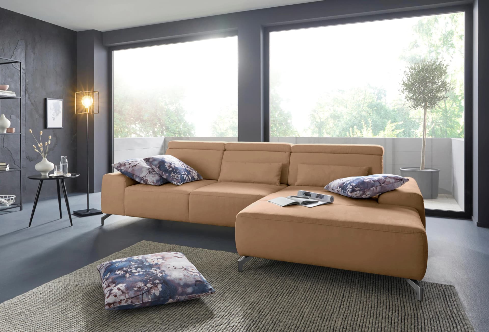 SIT & MORE Sofakissen Gizeh Braun 2-teiliges Set