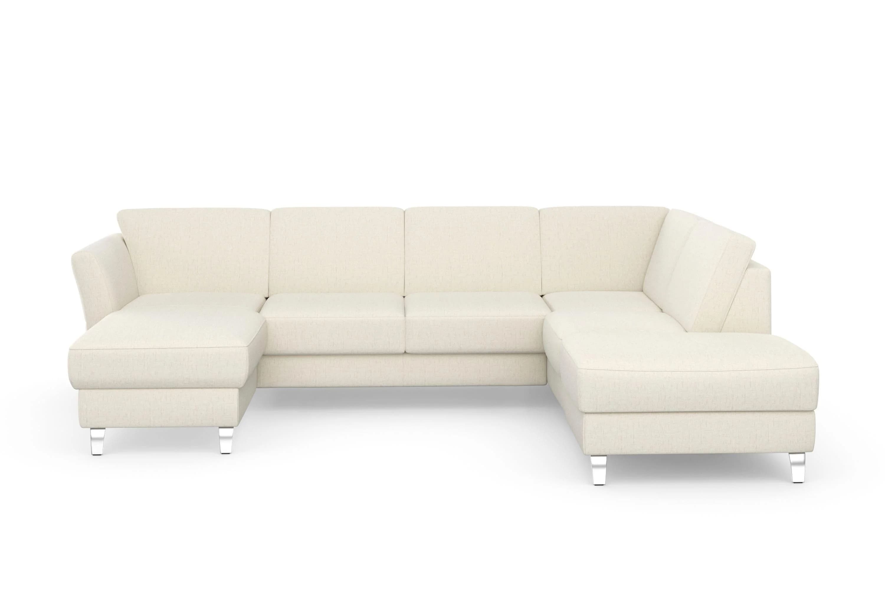 SIT & MORE Wohnlandschaft Visby U-Form Beige