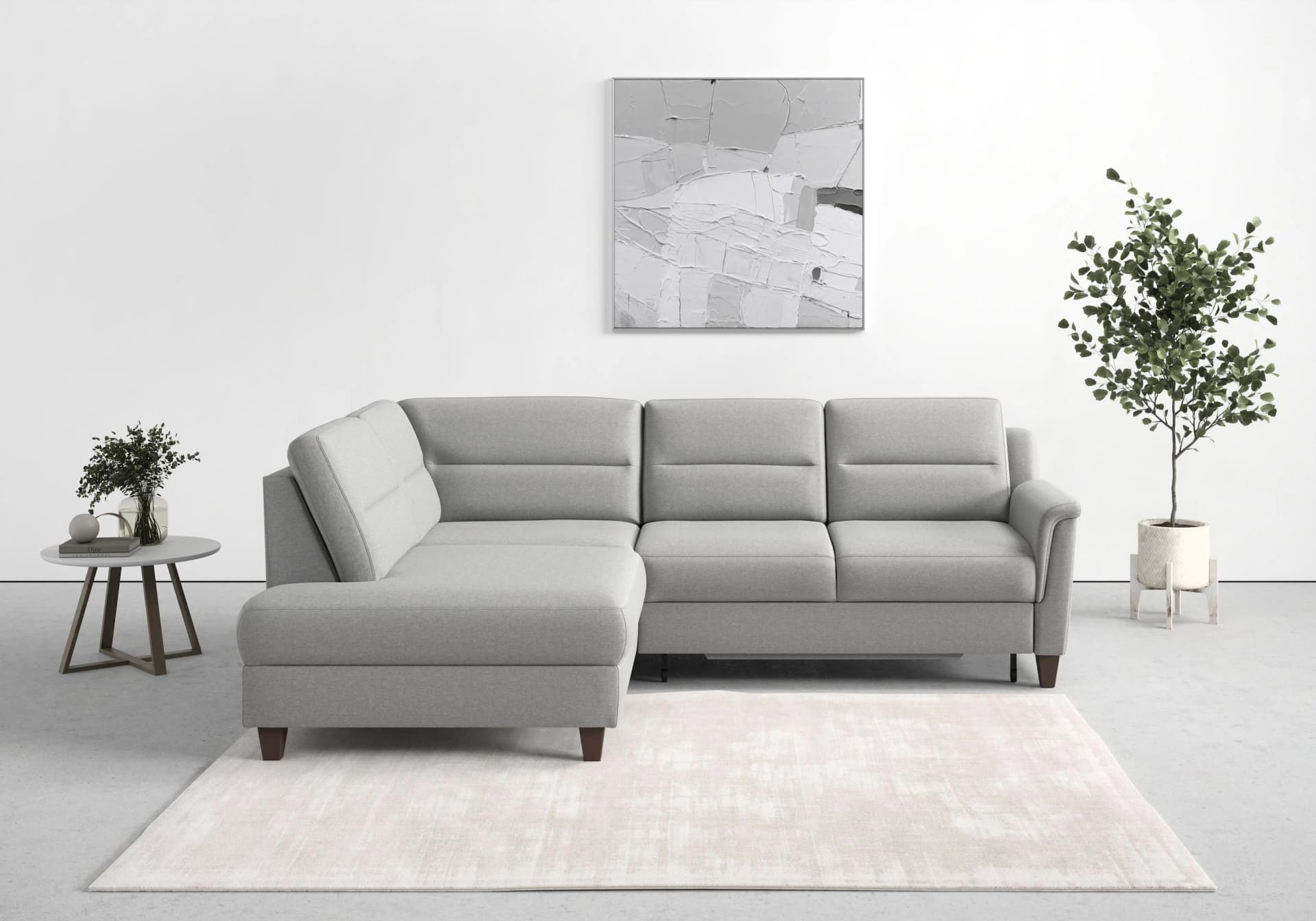Modernes Ecksofa mit Federkern-Polsterung