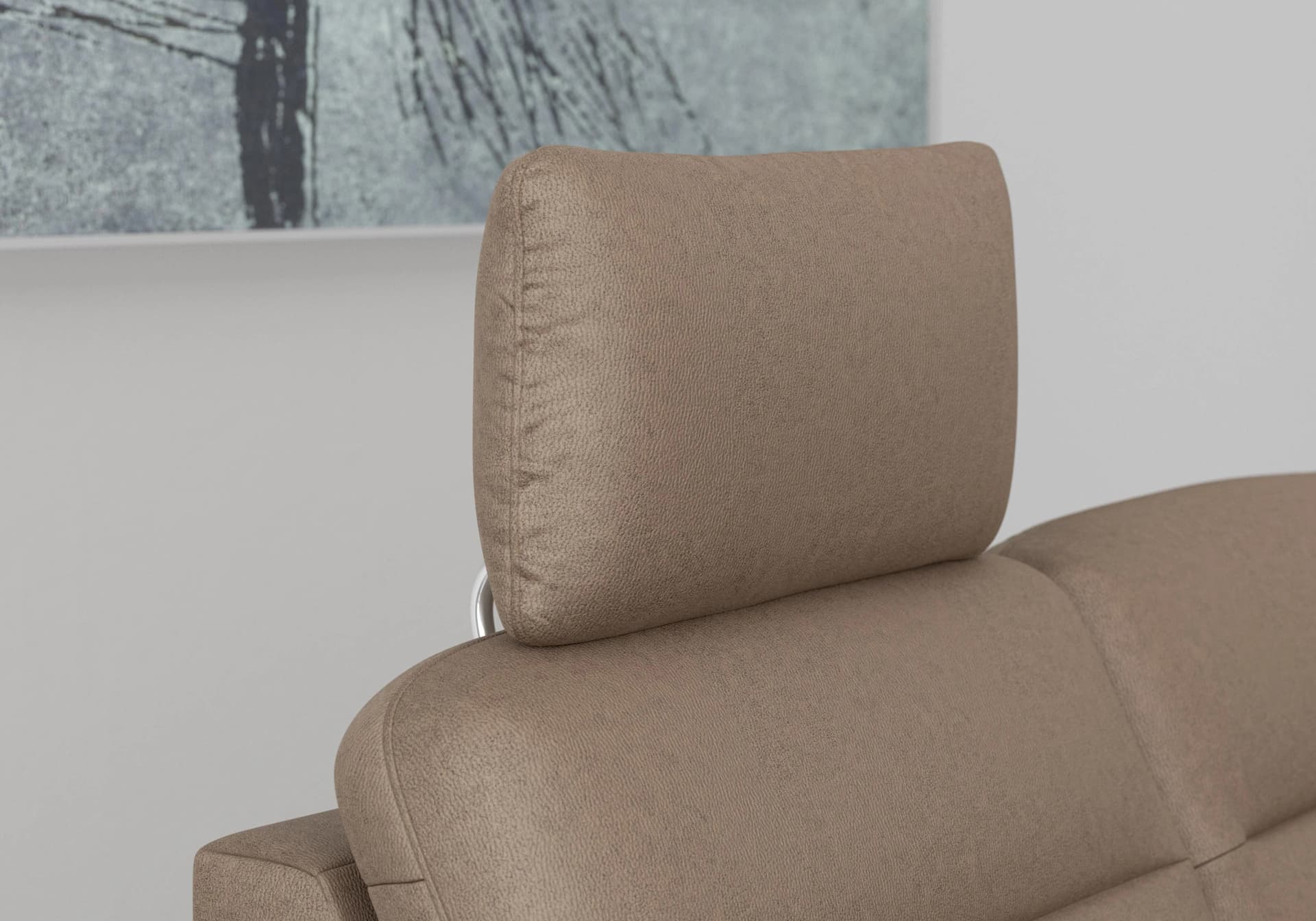 SIT & MORE Kopfstütze Mellum Braun 100% Polyester