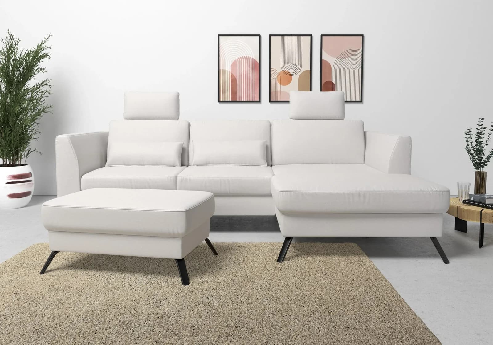 Hocker SIT & MORE Olsen Silber Modern