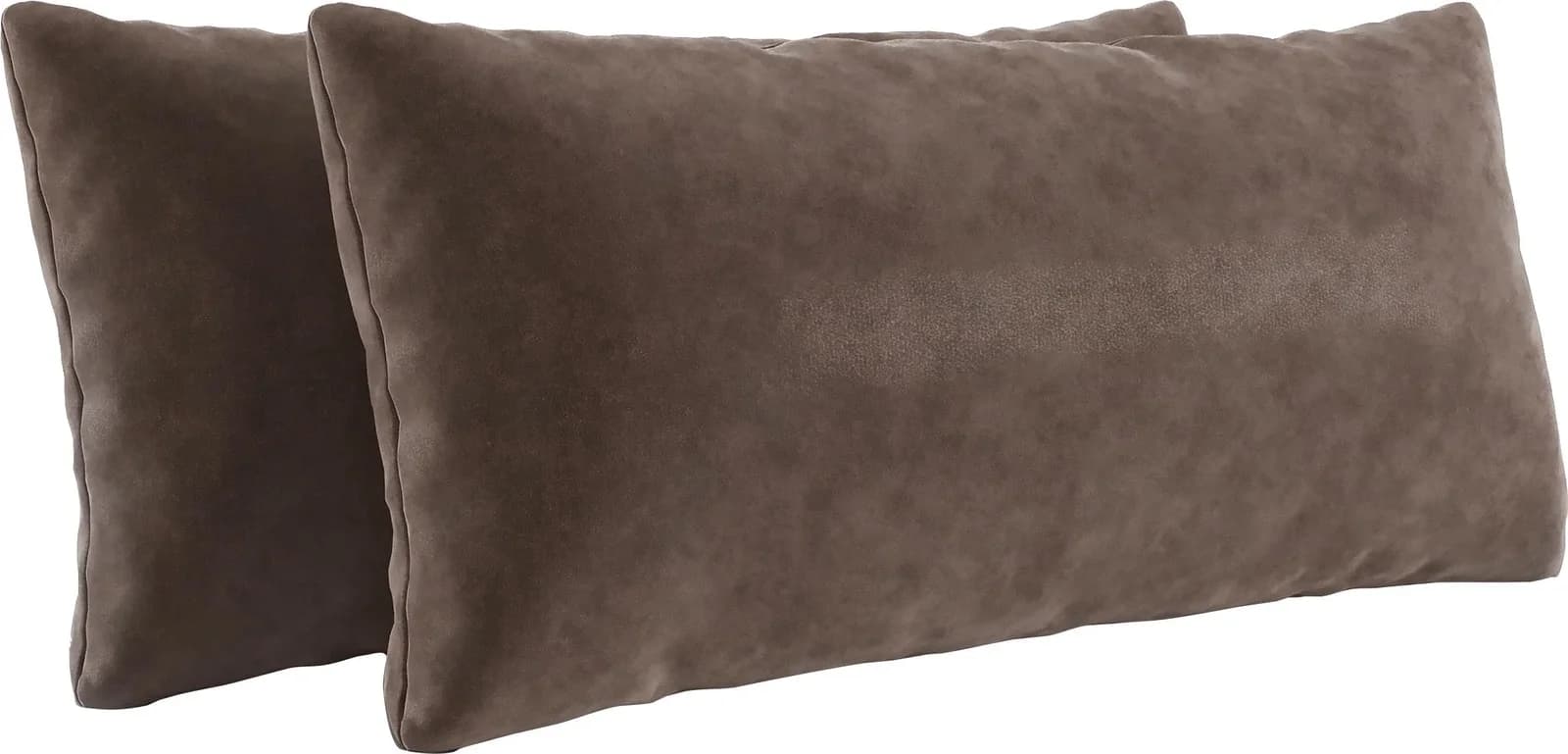 Home Affaire Sofakissen Viva 2er-Set Taupe Polyester