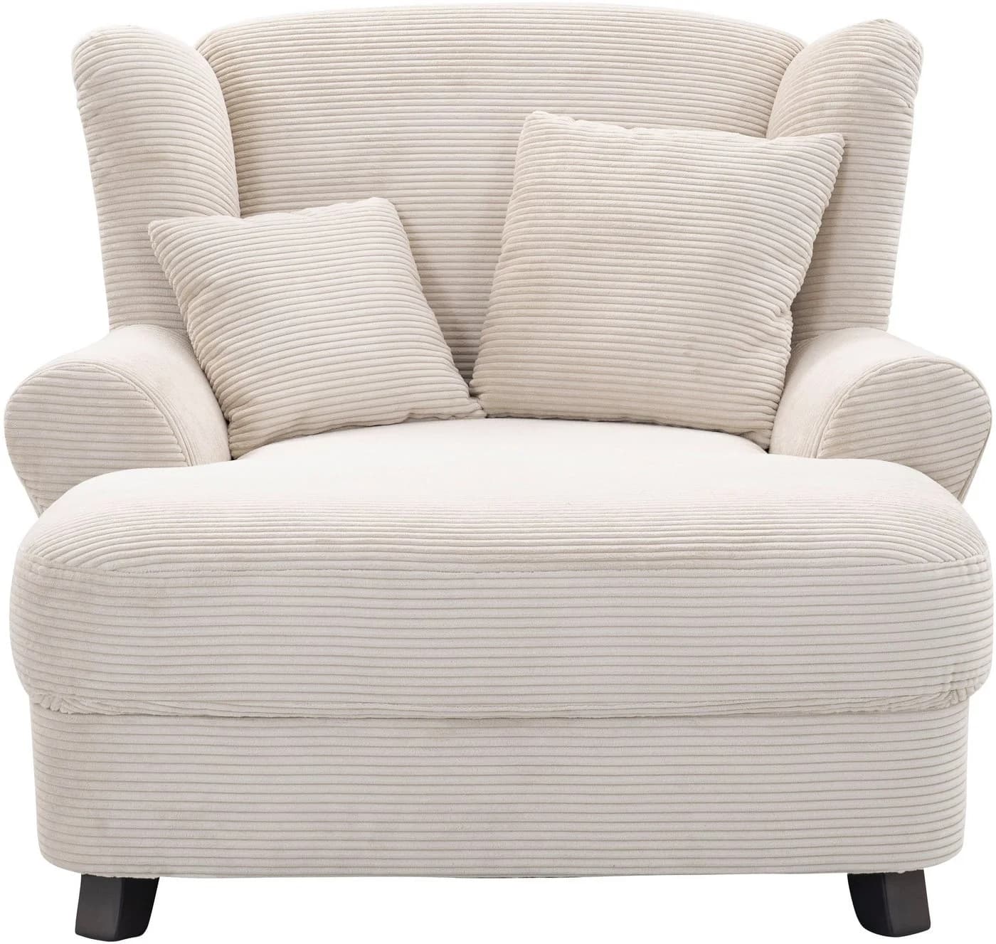 HOME AFFAIRE XXL-Sessel Oase Beige mit Zierkissen