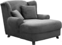 HOME AFFAIRE XXL-Sessel Oase Grau Landhausstil mit Zierkissen Bild 3