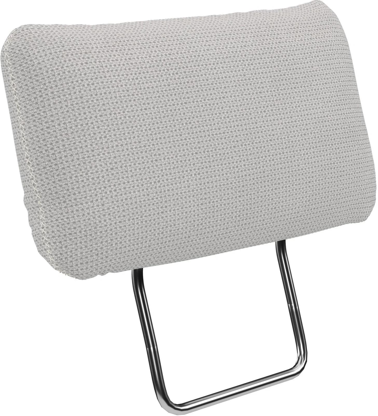 Sofa-Kopfstütze OTTO HOME "Varese" Silber Kreuznaht Beige