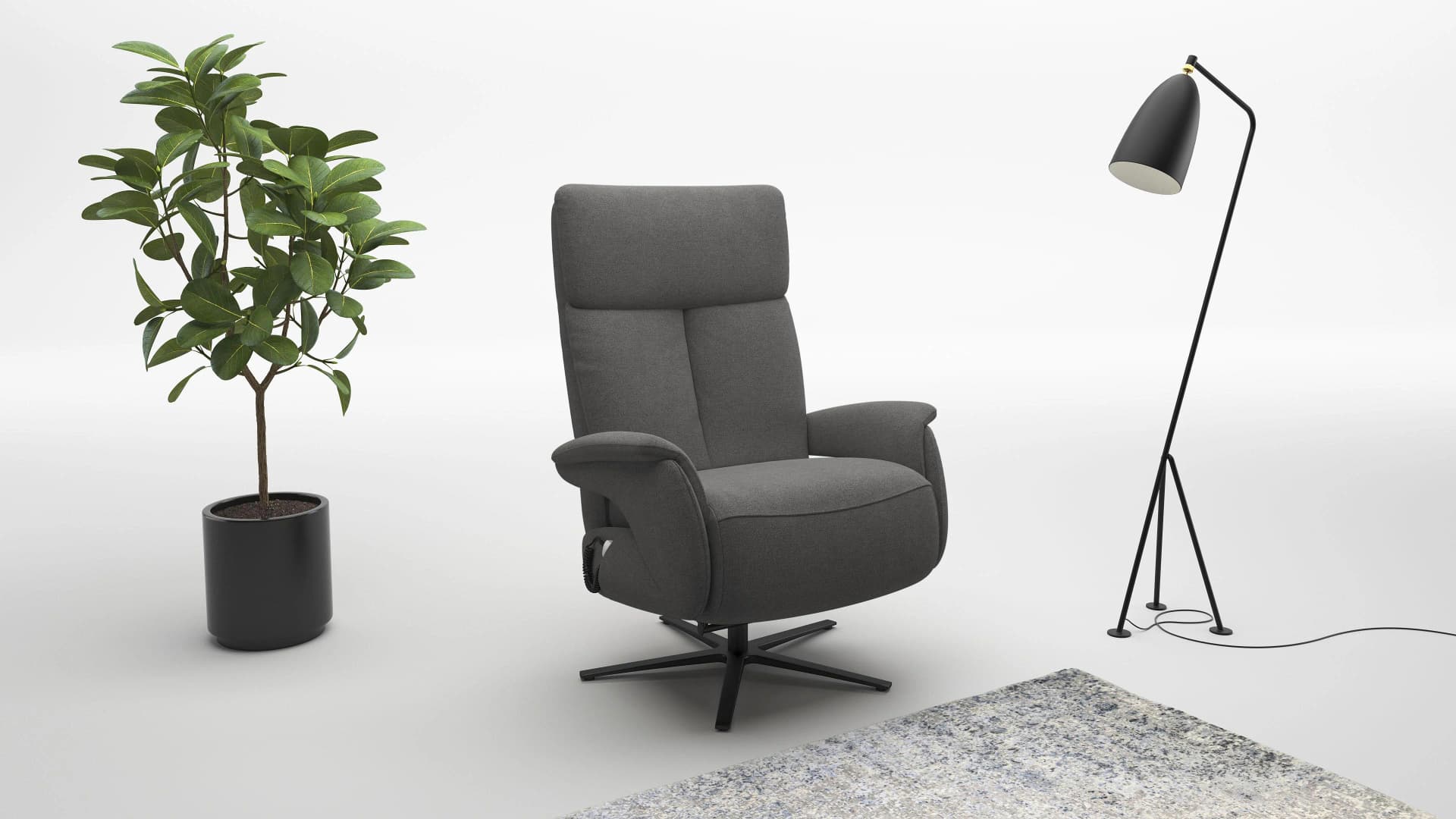 SIT & MORE TV-Sessel Triple Seven Xtra large mit Akku und Aufstehhilfe