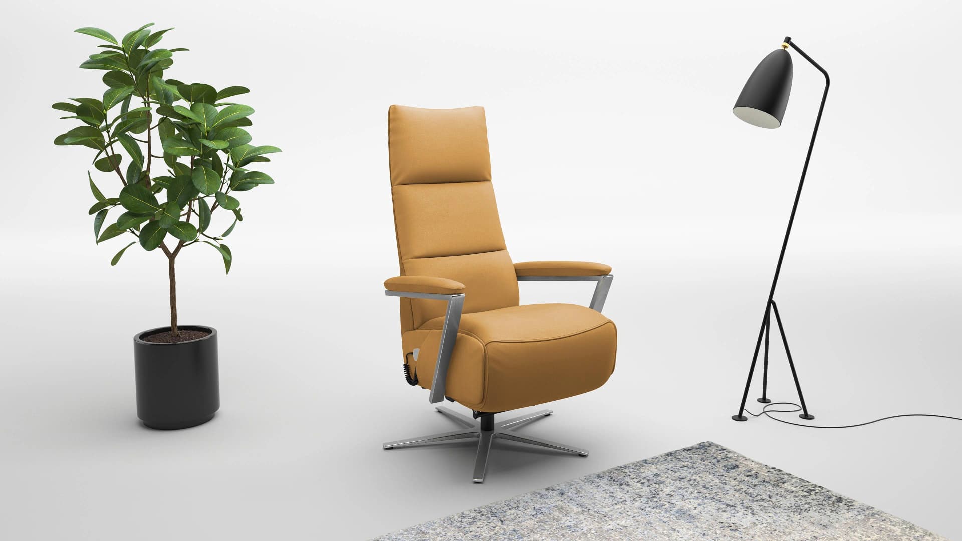 Sit & More TV-Sessel Vario Comfort Leder 3 Motoren