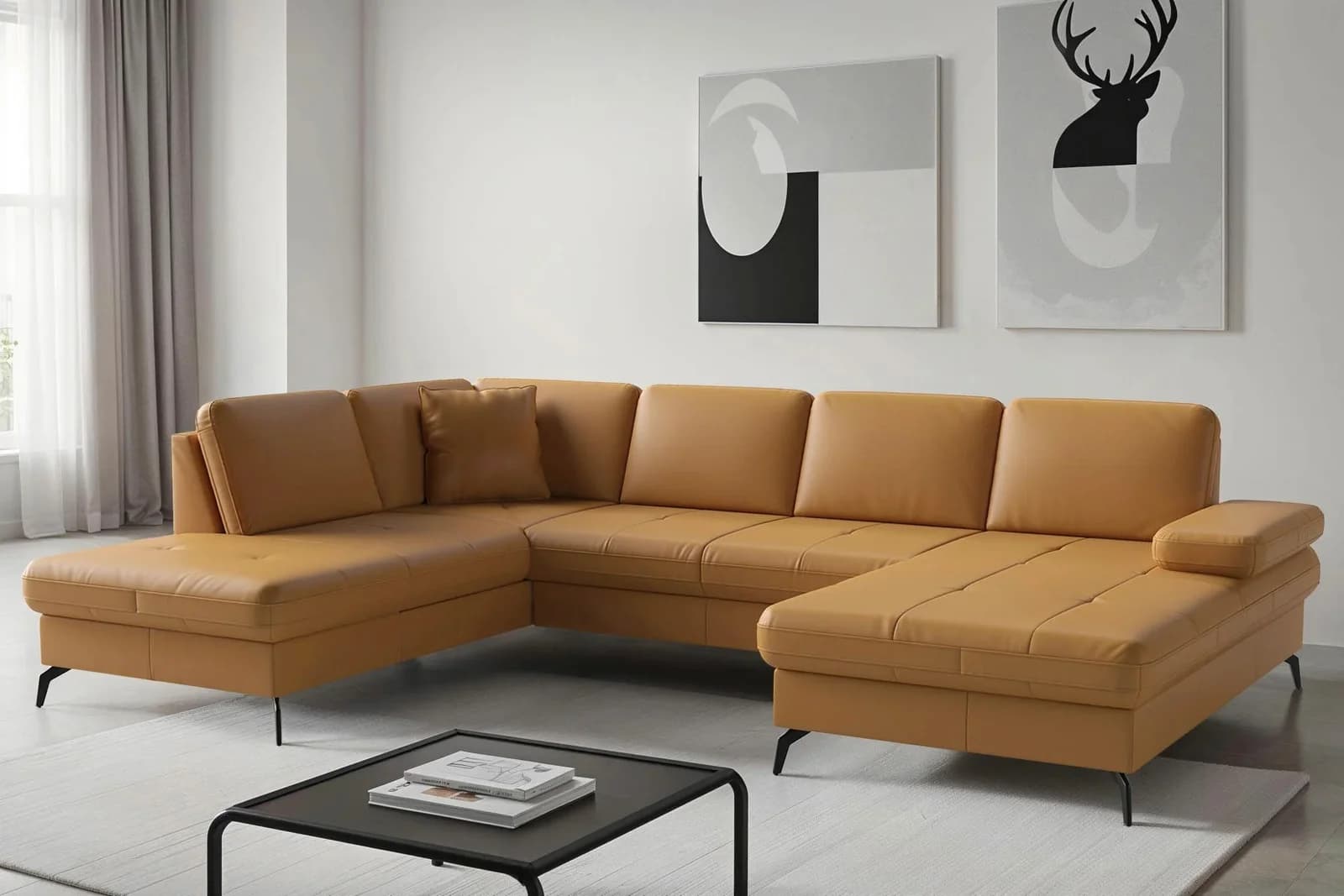 Wohnlandschaft SIT & MORE Morris Jubi Curry