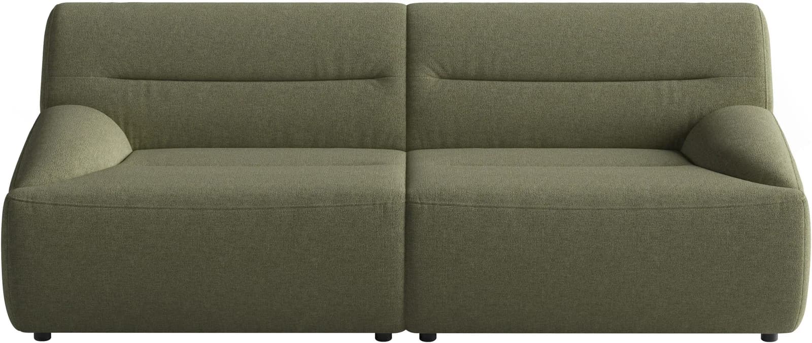 SIT & MORE Big-Sofa Scrabble Olivgrün Modernes Design