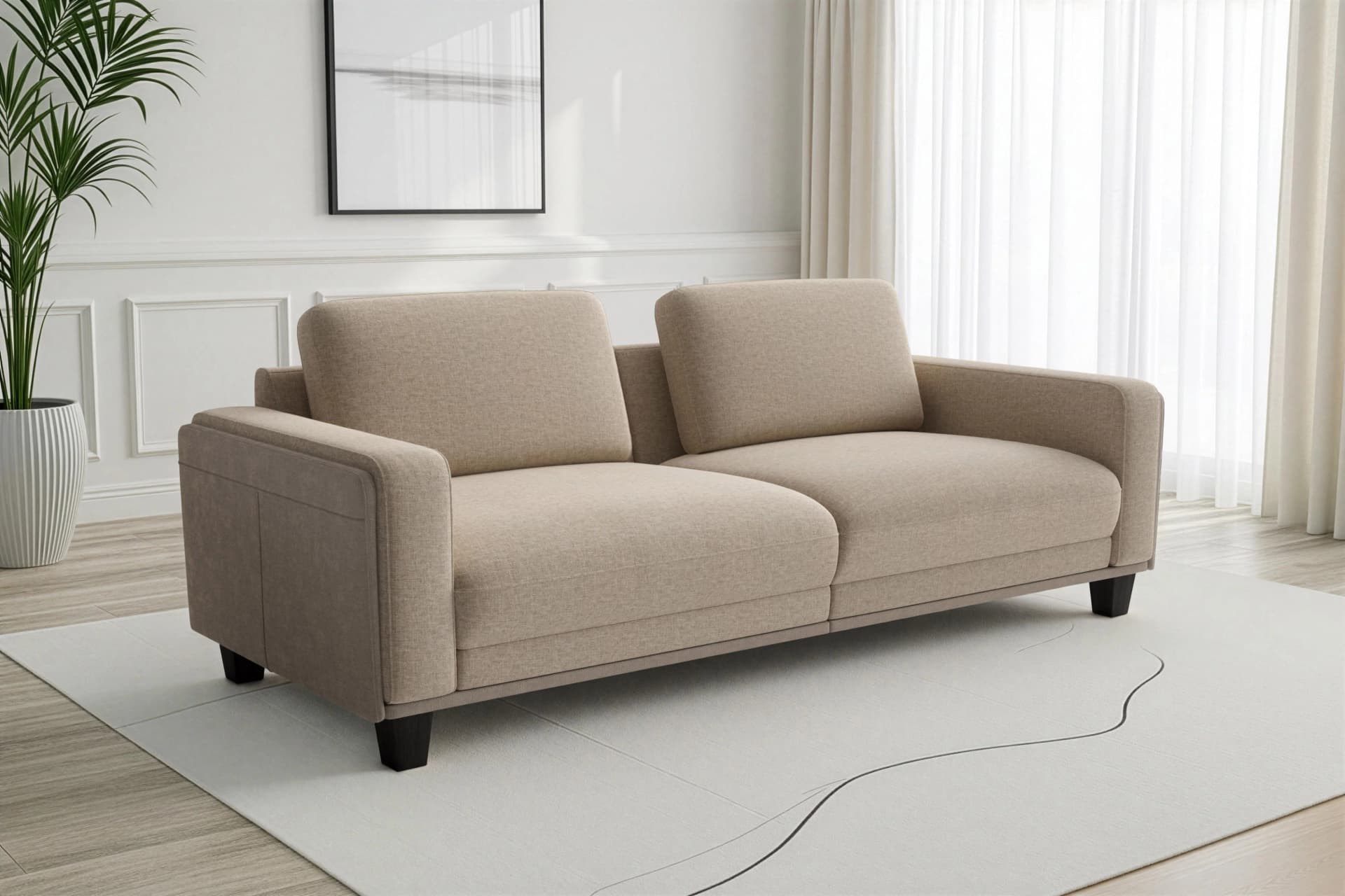 SIT & MORE Big-Sofa Concept Taupe Modernes Sofa