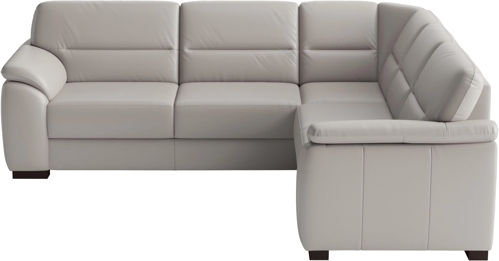 SIT & MORE Ecksofa Montego NaturLEDER Grau