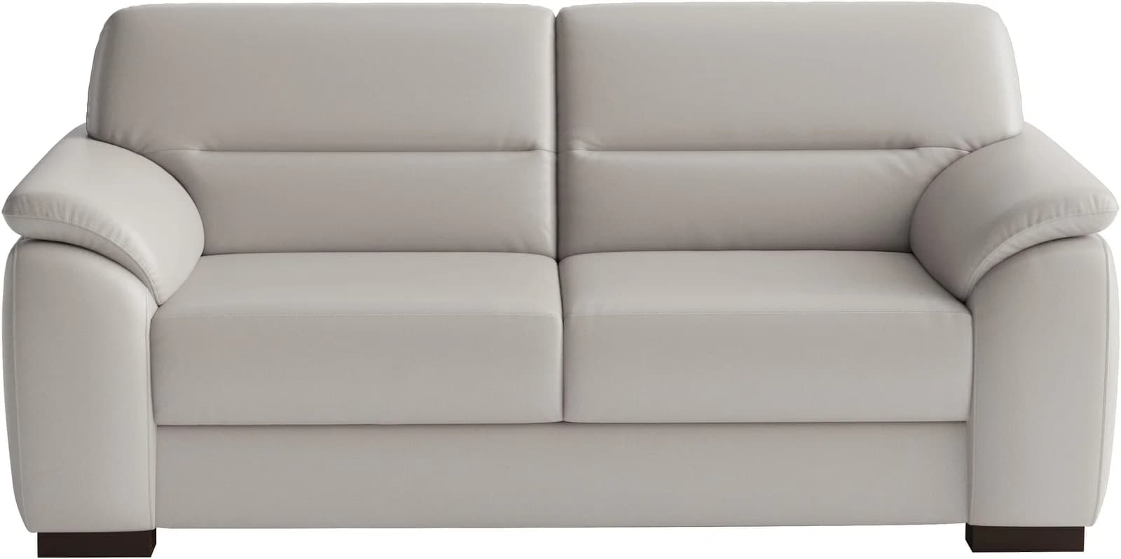 SIT & MORE 2-Sitzer Sofa Montego Naturleder Grau