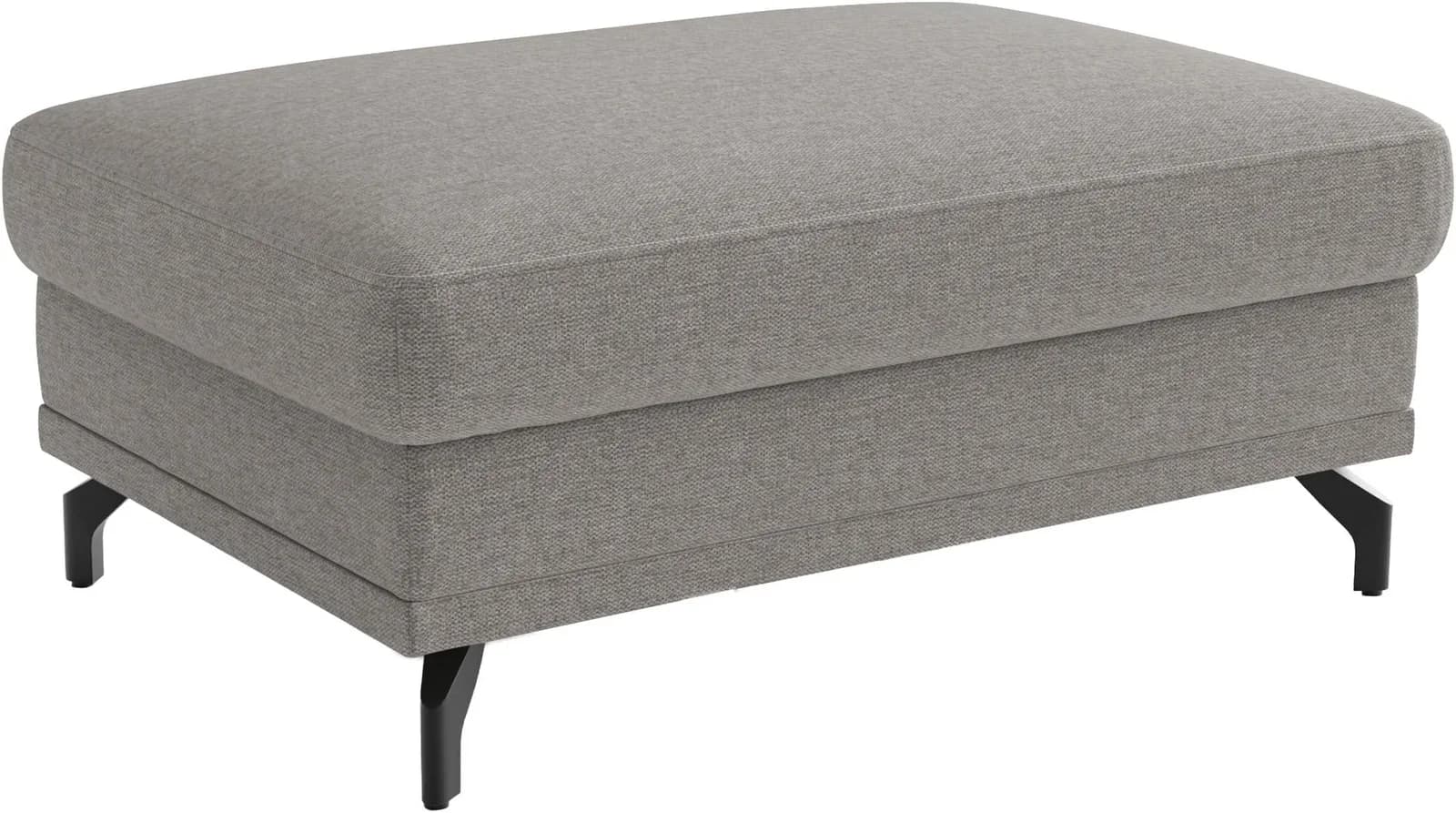 SIT & MORE Chelsea Polsterhocker Grau mit Stauraum