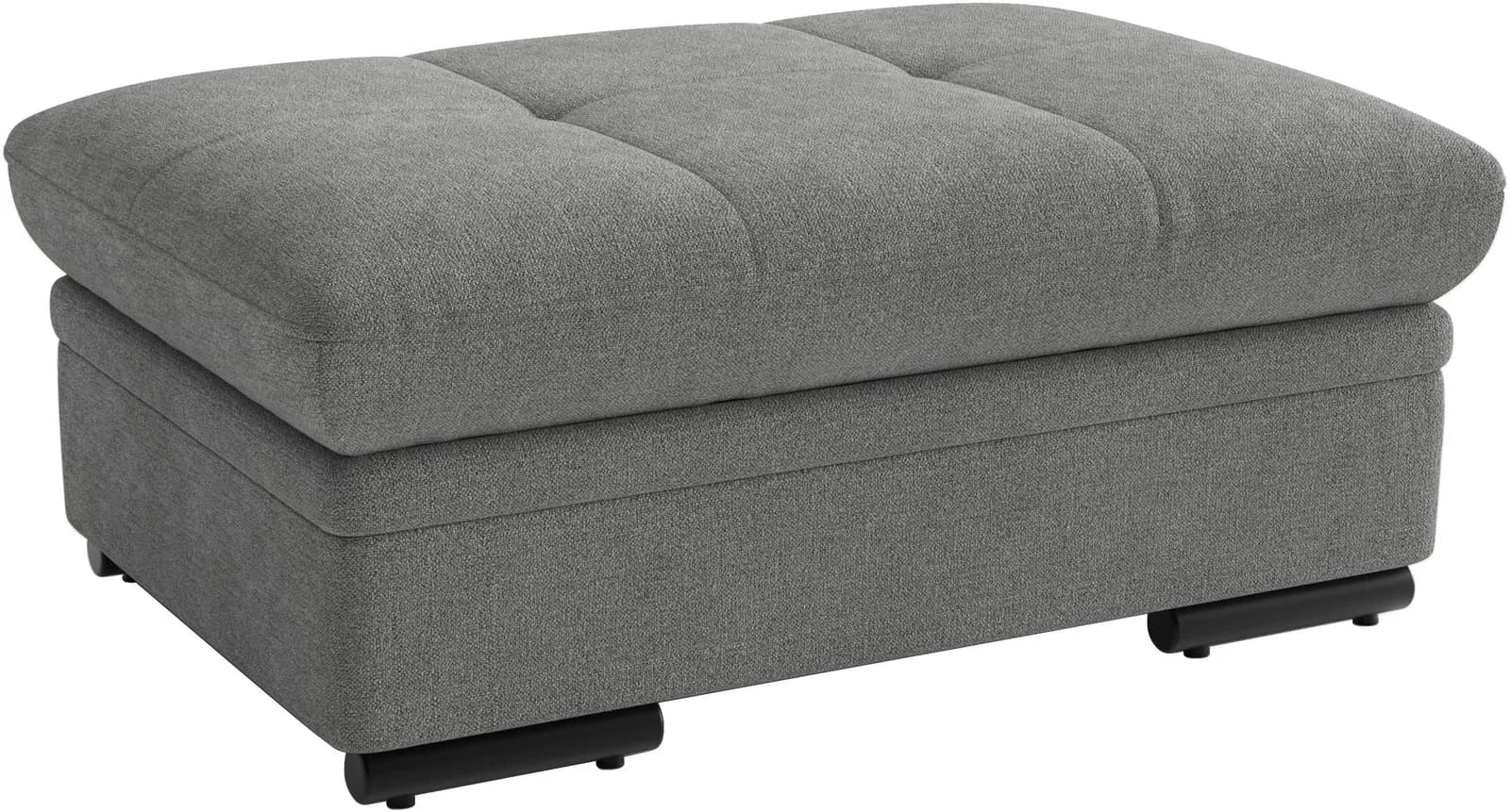 SIT & MORE Viola Polsterhocker mit Stauraum Anthrazit