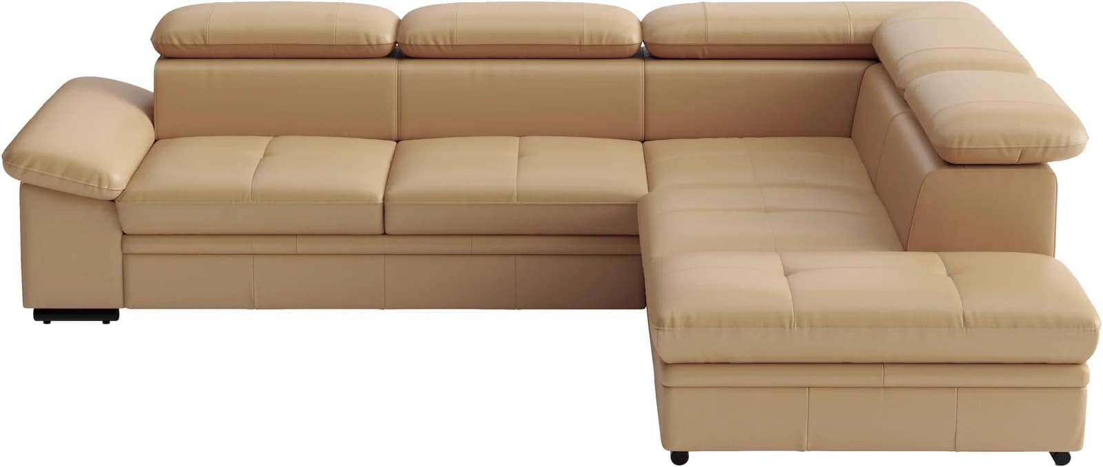 SIT & MORE Ecksofa Viola mit Kopfteilverstellung und Ottomane