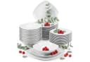 KONSIMO® Tafelservice CARLINA 36-tlg. Weiß Porzellan quadratisch Bild 1