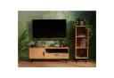 KONSIMO Highboard FRISK Türkommode 4 Türen 6 Böden Eiche Natur Skandinavisch Bild 4