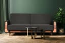 KONSIMO GUSTAVO 3-Sitzer Sofa mit Schlaffunktion und Bettkasten Anthrazit Bild 1
