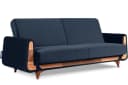 KONSIMO GUSTAVO 3-Sitzer Sofa mit Schlaffunktion und Bettkasten Marineblau Bild 2
