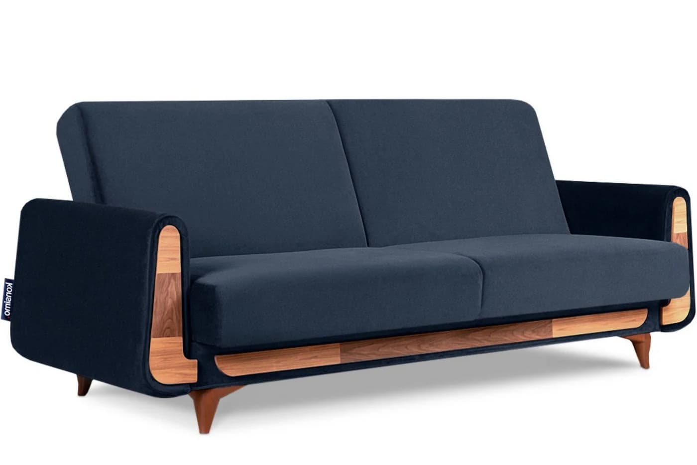 KONSIMO GUSTAVO 3-Sitzer Sofa mit Schlaffunktion und Bettkasten Marineblau - Bild 2