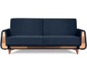 KONSIMO GUSTAVO 3-Sitzer Sofa mit Schlaffunktion und Bettkasten Marineblau Bild 4