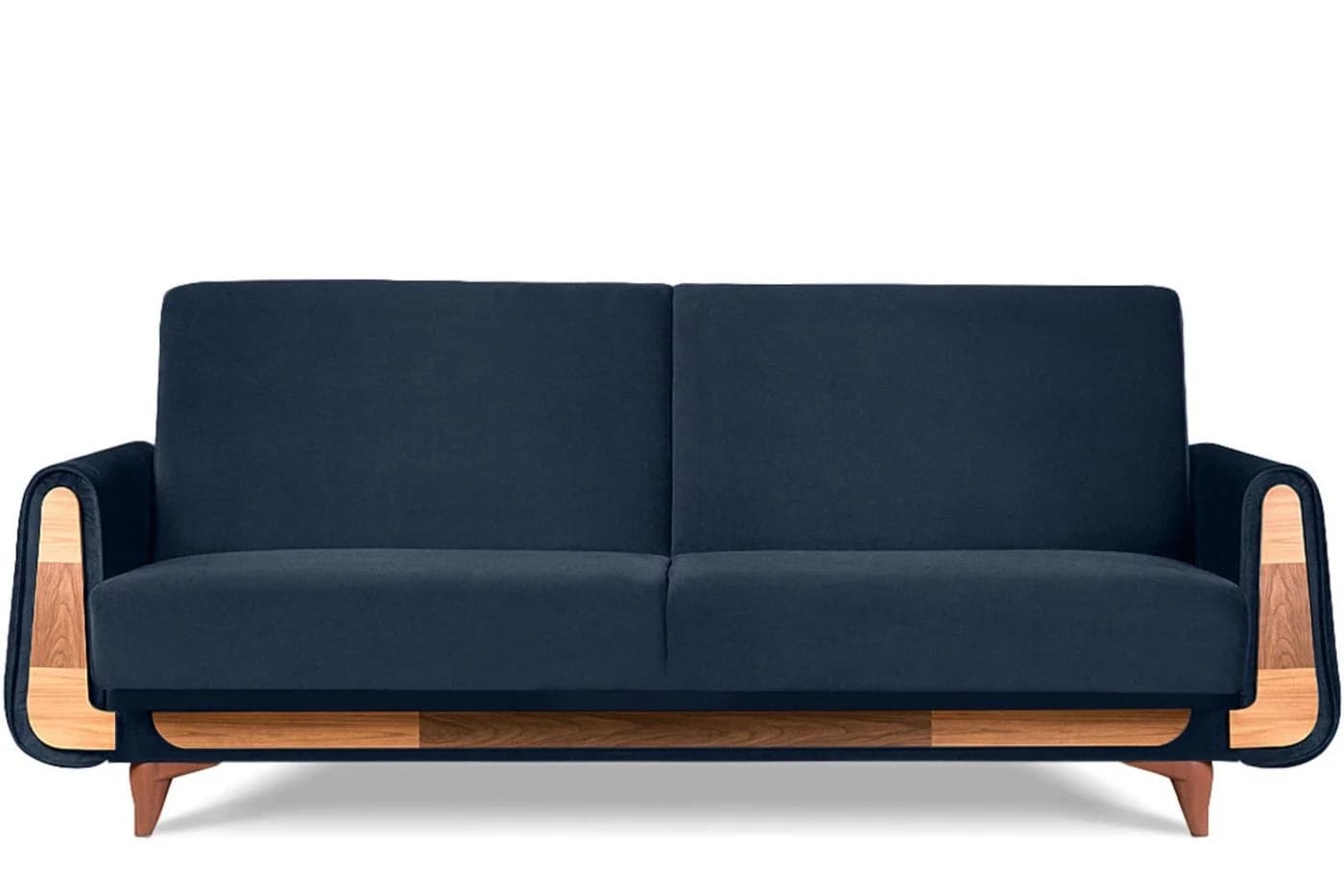 KONSIMO GUSTAVO 3-Sitzer Sofa mit Schlaffunktion und Bettkasten Marineblau - Bild 4