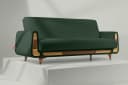 KONSIMO 3-Sitzer GUSTAVO II Sofa mit Schlaffunktion Grün Bild 2