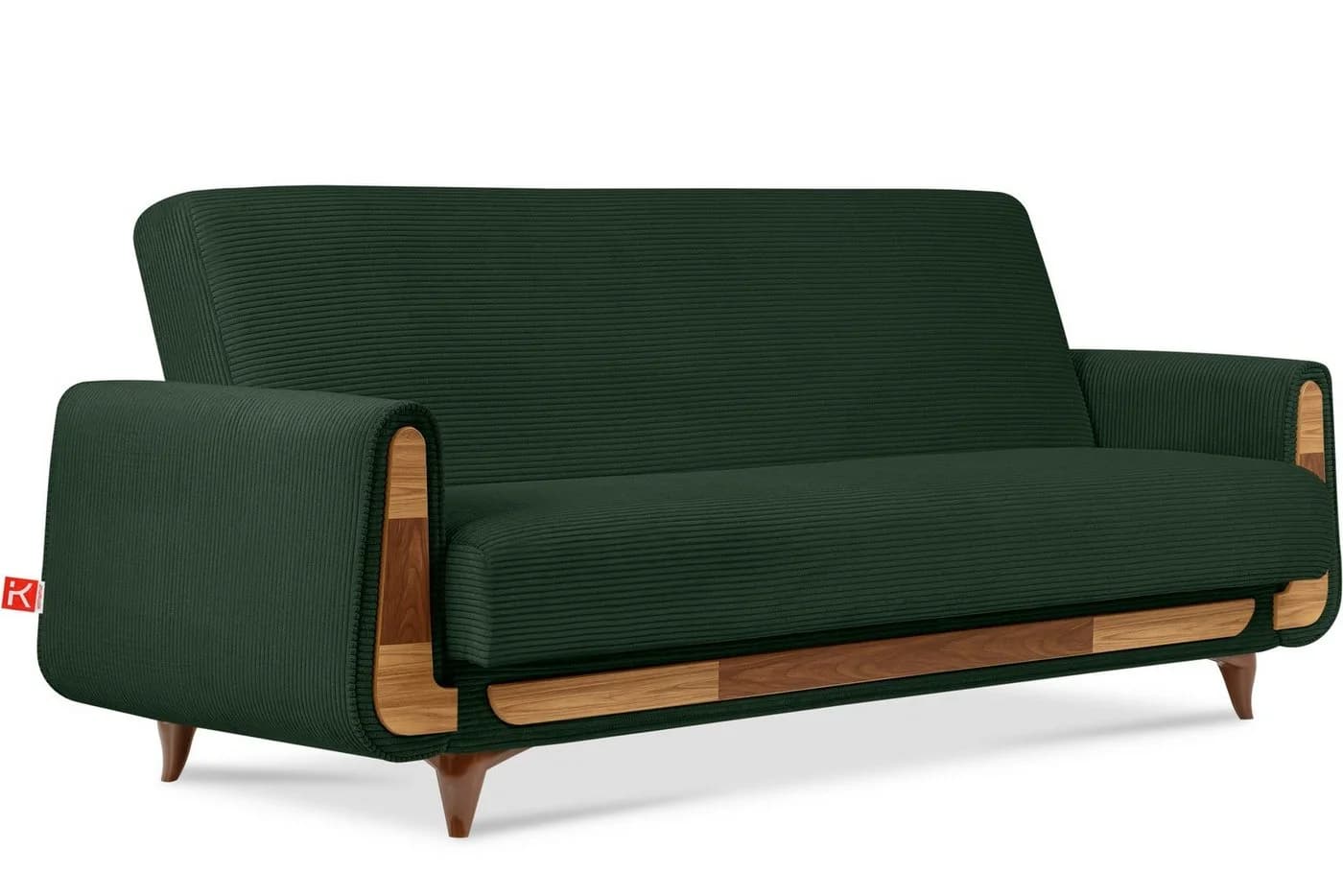 KONSIMO 3-Sitzer GUSTAVO II Sofa mit Schlaffunktion Grün - Bild 4