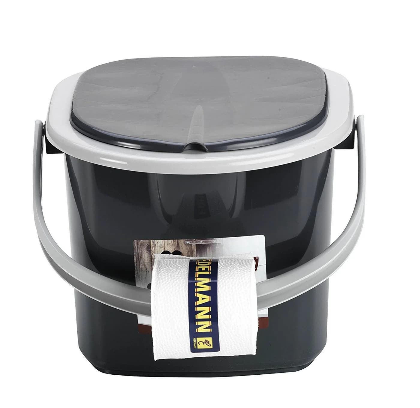 BranQ Campingtoilette 1305 Toiletteneimer Schwarz 15,5L - Bild 4