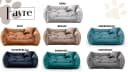 FAVRE Samt-Hundebett Relax Bless PARIS grau Bild 1