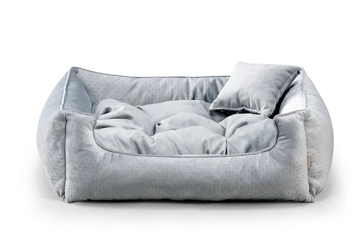 FAVRE Samt-Hundebett Relax Bless PARIS grau - Bild 2