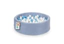 FAVRE Zweisitzer-Bällebad Blau/Weiß Schaumstoff Bild 2