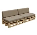FAVRE Palettenkissen Grau Polyester Outdoor Sitzkissen Bild 3