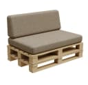 FAVRE Palettenkissen Grau Polyester Outdoor Sitzkissen Bild 4
